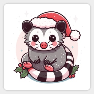 Christmas Possum Sticker